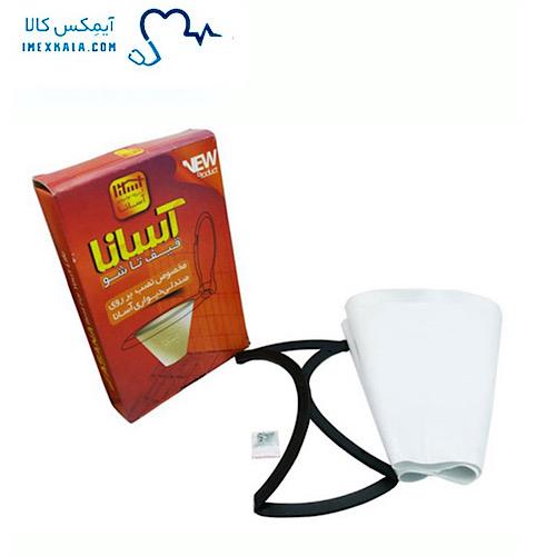  قیف سیلیکونی تاشو توالت دیواری اسانا