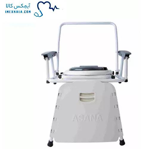  توالت دیواری تاشو مبله آسانا بدون قیف سیلیکونی