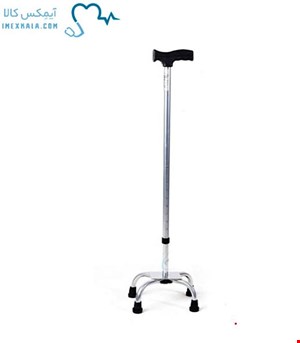عصا چهارپایه سیلور دسته pvc 