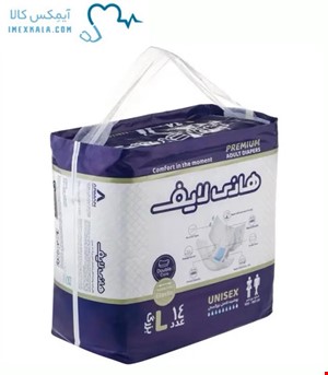 پوشک چسبی بزرگسال هانی لایف L