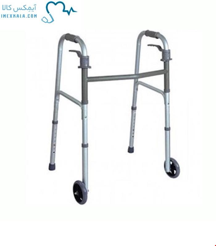 واکر تاشو اهرم دار چرخ دار
